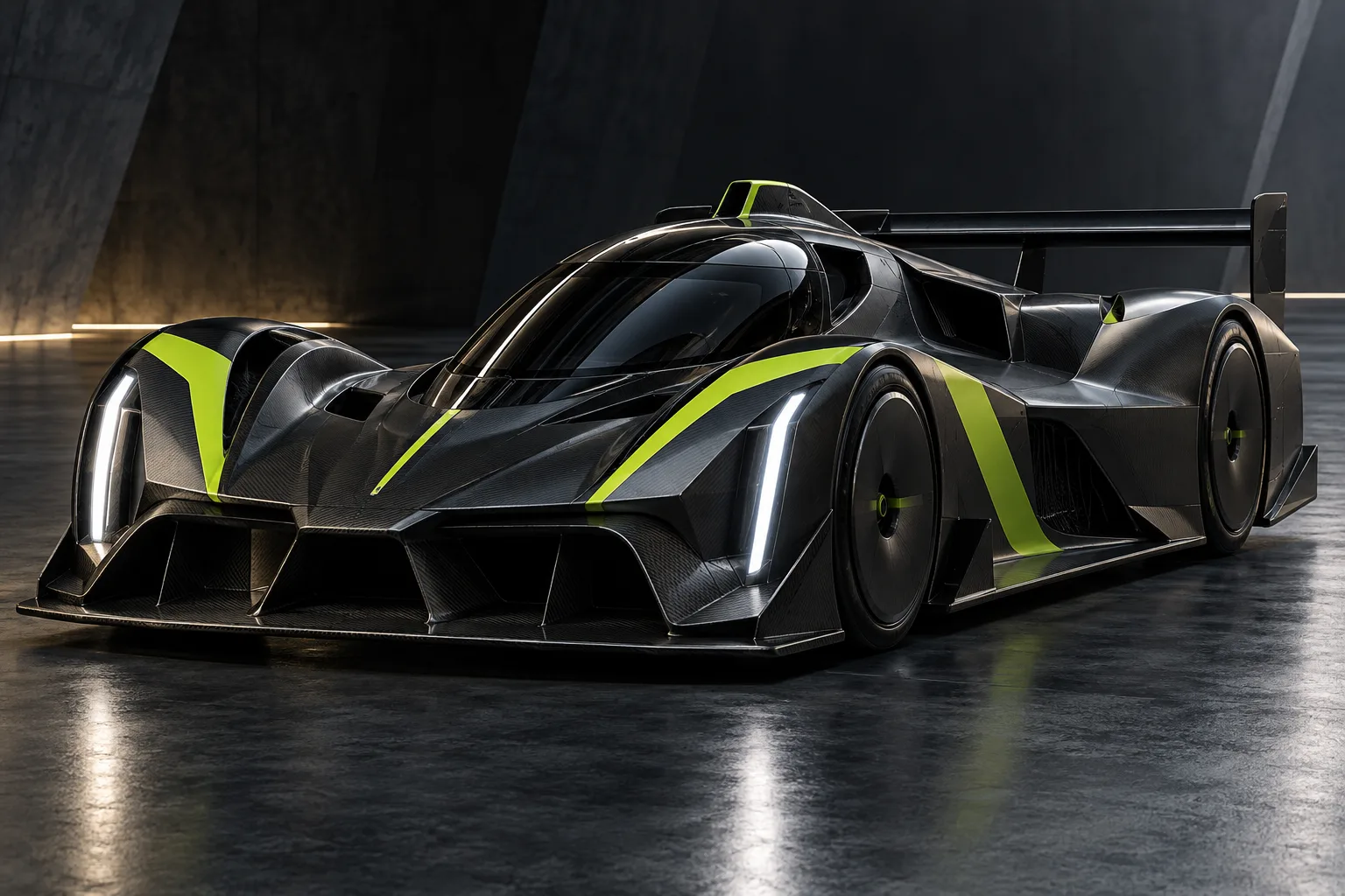 Original fictional IONRUSH IR-32 race car