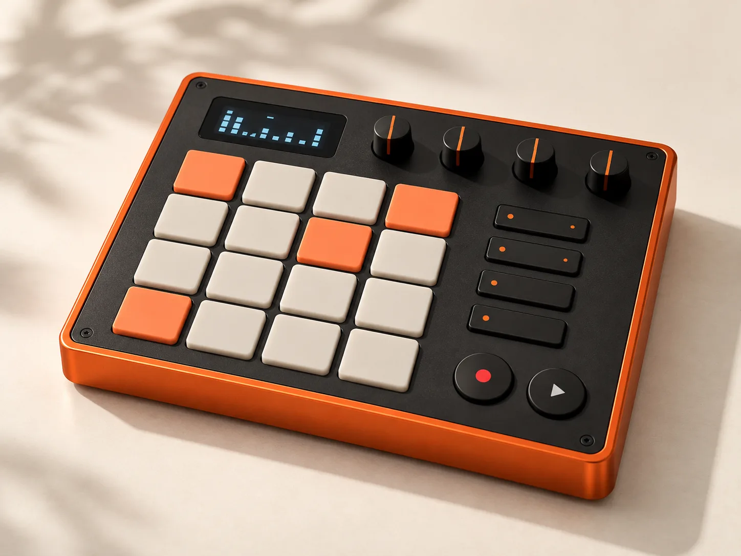 Fictional KINETONE electronic instrument product